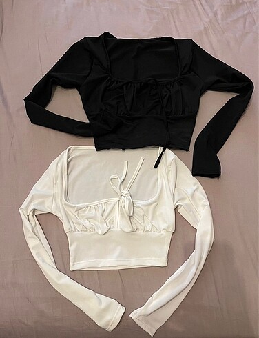 göğüs detay crop top