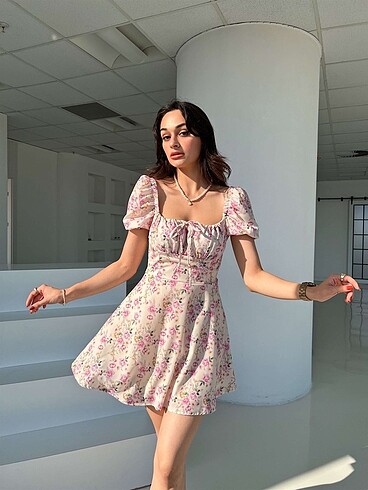 Sheinside çiçekli elbise