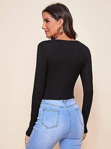 Urban Outfitters Göğüs detay crop top