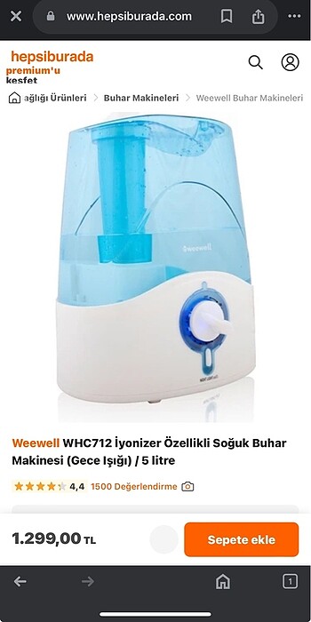 Wewell Buhar Makinesi