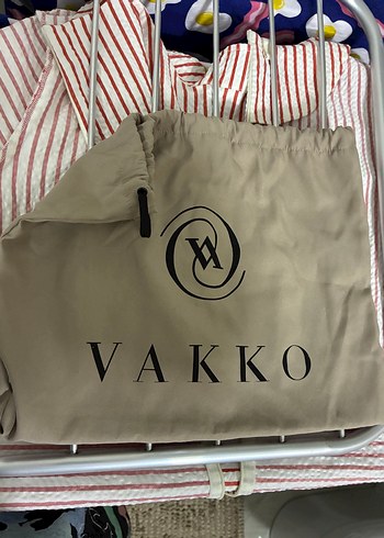 Vakko Gri Saklama Çantası - Görsel 5