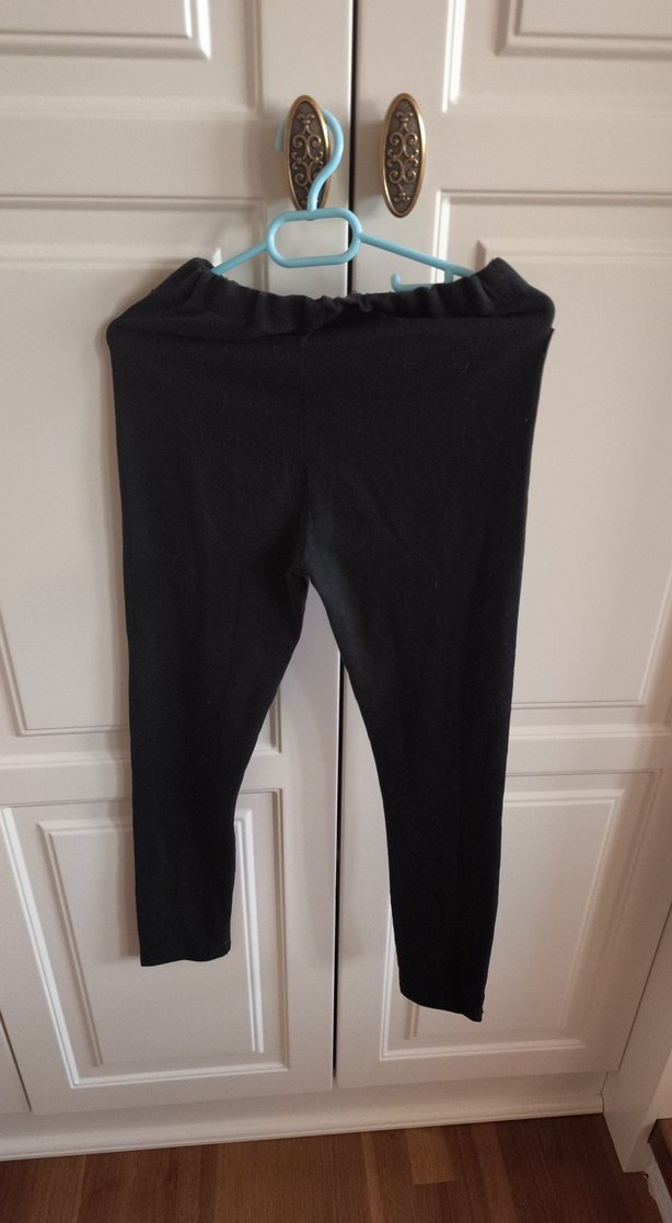 Siyah Pul Detaylı  Tayt - Görsel 2