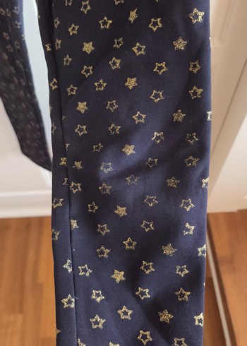 Kız Çocuk Lacivert Elastik Bel Tayt - Görsel 4