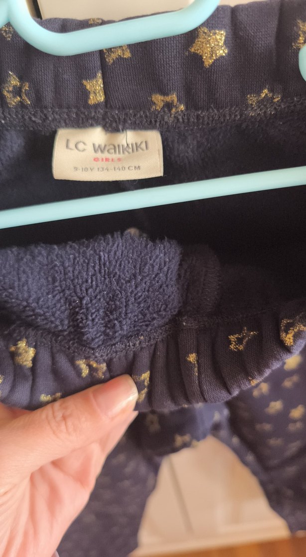 Kız Çocuk Lacivert Elastik Bel Tayt - Görsel 5