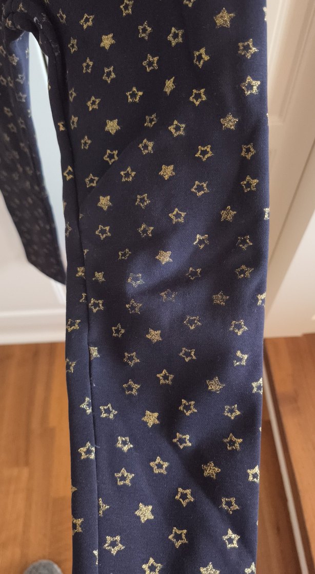 Kız Çocuk Lacivert Elastik Bel Tayt - Görsel 4