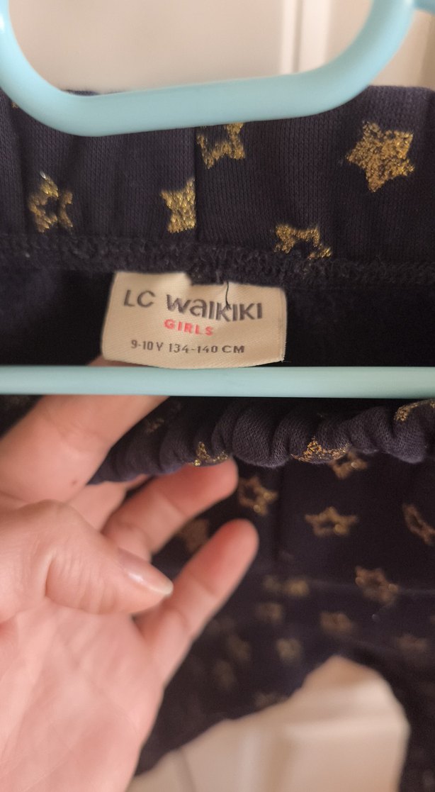 Kız Çocuk Lacivert Elastik Bel Tayt - Görsel 2