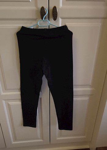 Kız Çocuk Siyah Panda Detaylı Tayt - Görsel 3