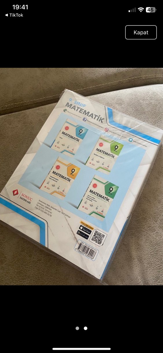 9. Sınıf Matematik - Görsel 2