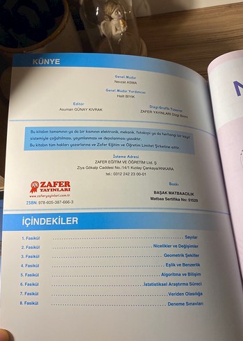 9. Sınıf Matematik Fasikül Seti - Görsel 2