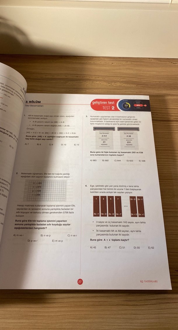 IQ yayınları TYT Püf Matematik Soru Bankası - Görsel 4