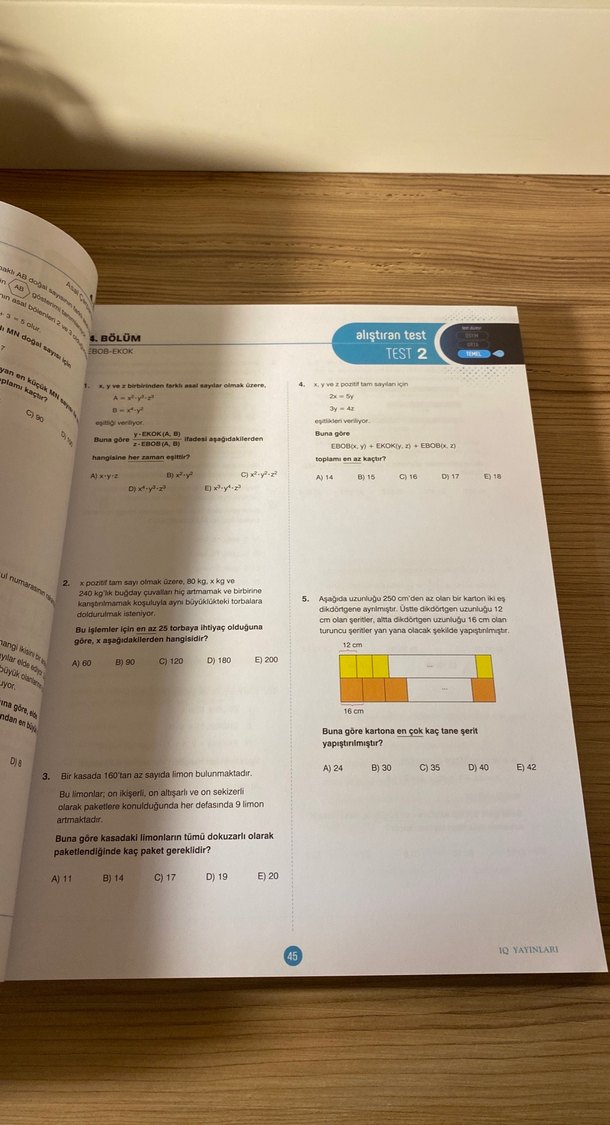 IQ yayınları TYT Püf Matematik Soru Bankası - Görsel 3