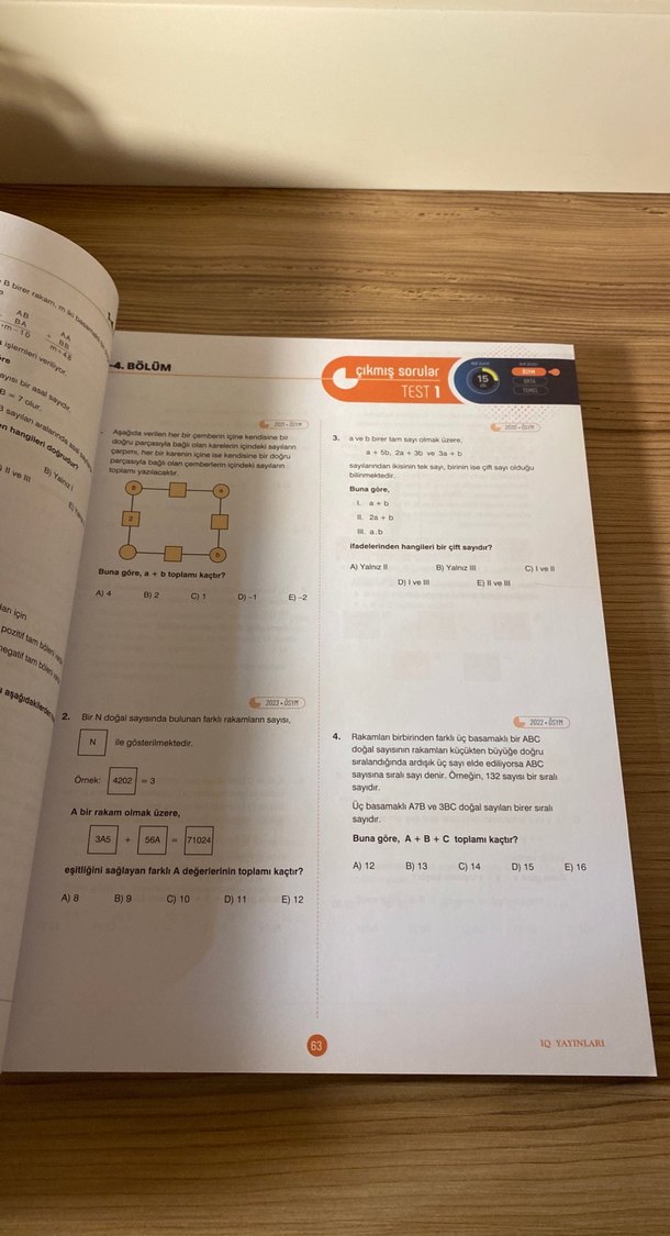 IQ yayınları TYT Püf Matematik Soru Bankası - Görsel 2