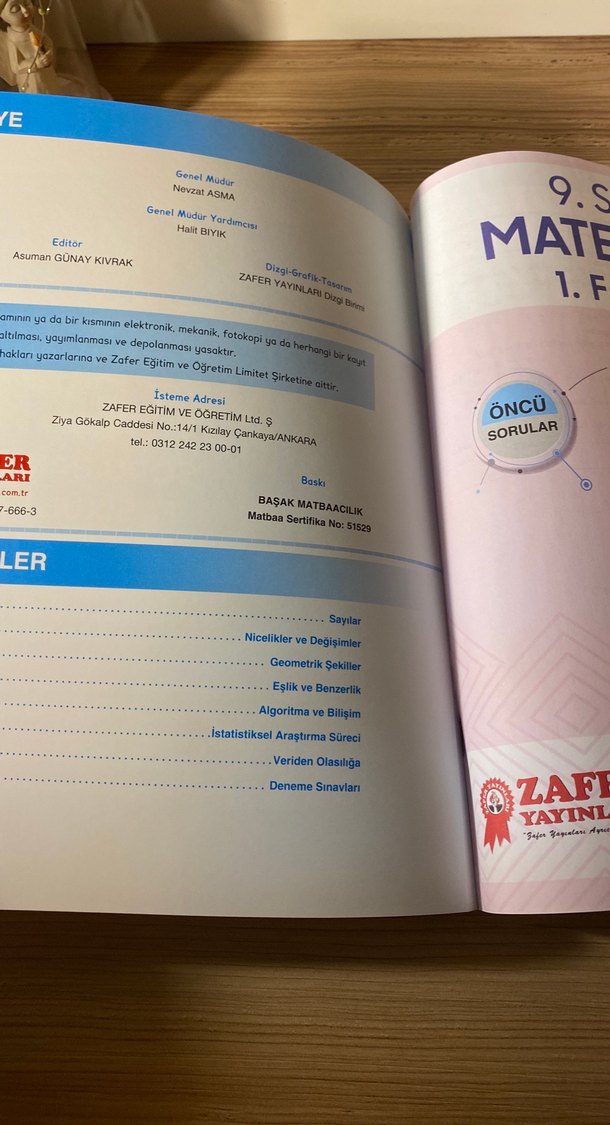 9. Sınıf Matematik Fasikül Seti - Görsel 2