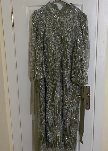 Parıltılı çok şık  abiye - Görsel 2