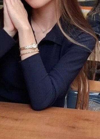 Lacivert crop - Görsel 3