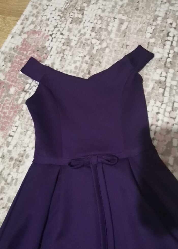 Mor elbise - Görsel 3