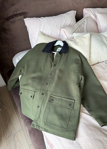 Düğmeli Yeşil Erkek Midi Ceket - Görsel 2