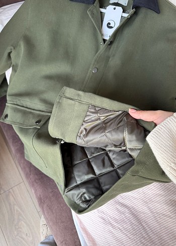 Düğmeli Yeşil Erkek Midi Ceket - Görsel 4