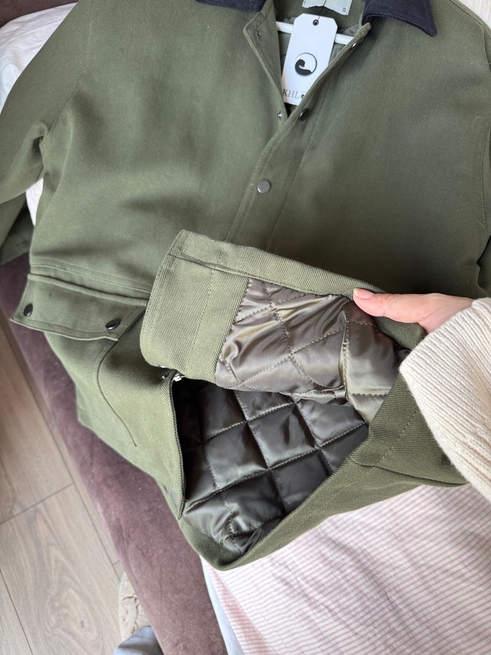 Düğmeli Yeşil Erkek Midi Ceket - Görsel 4