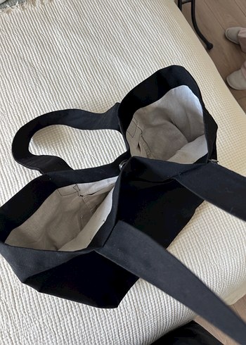 Siyah Minimalist Kadın Omuz Çantası - Görsel 3