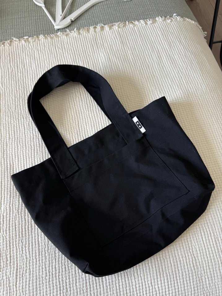 Siyah Minimalist Kadın Omuz Çantası - Görsel 2