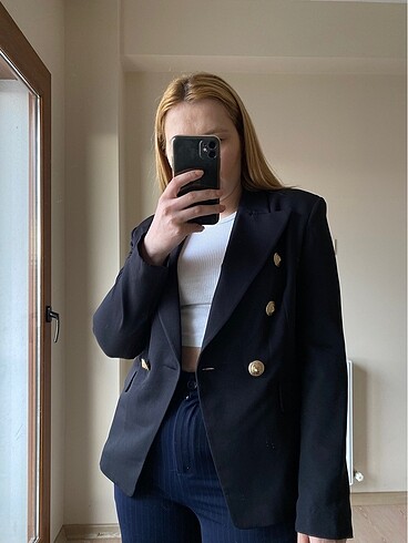 Etiketli blazer