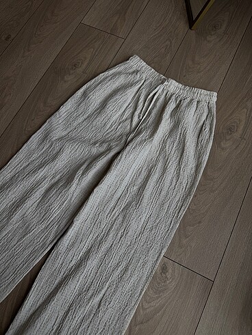 Keten karışımı pantolon