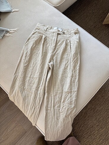 Bershka keten pantolon