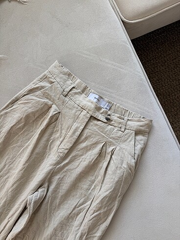 Bershka Bershka keten pantolon