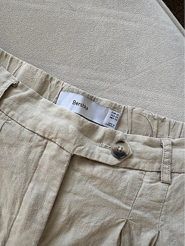 l Beden çeşitli Renk Bershka keten pantolon