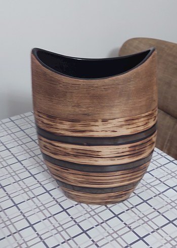 modern dizayn Çizgili vazo - Görsel 2