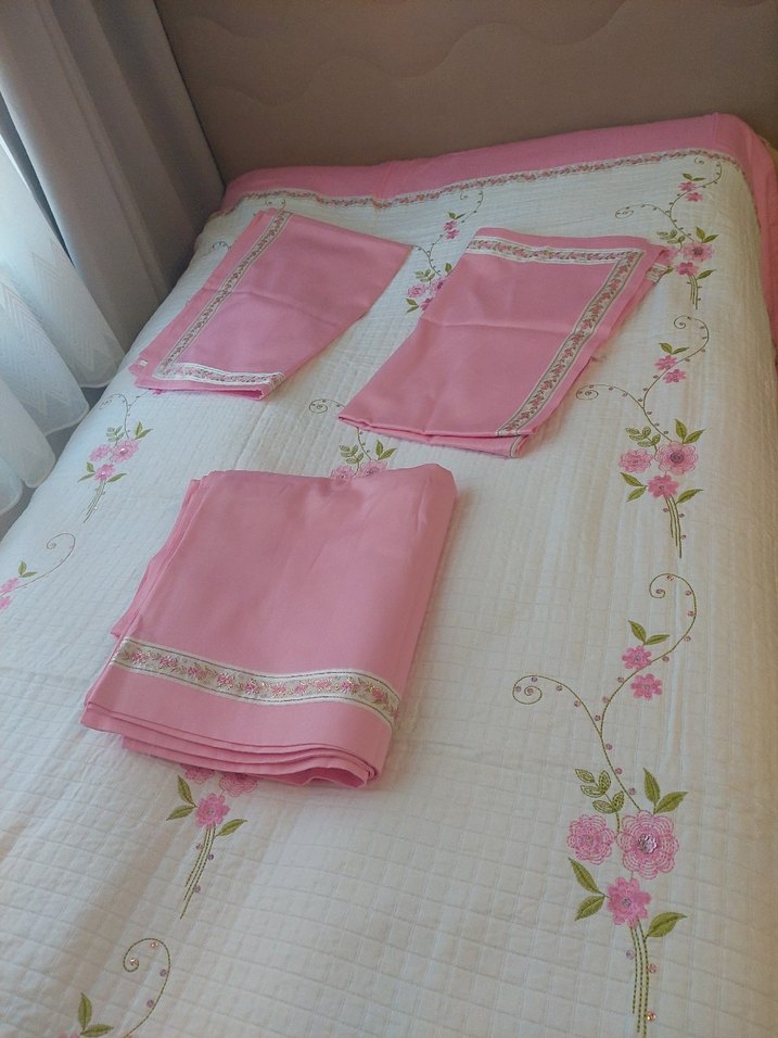 çift kişilik pike takımı - Görsel 2