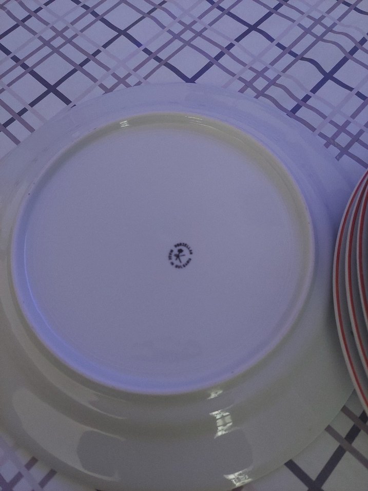 6'lı Porselen servis tabağı - Görsel 2