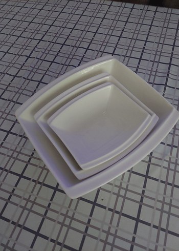 porselen sunum tabagı seti. - Görsel 5