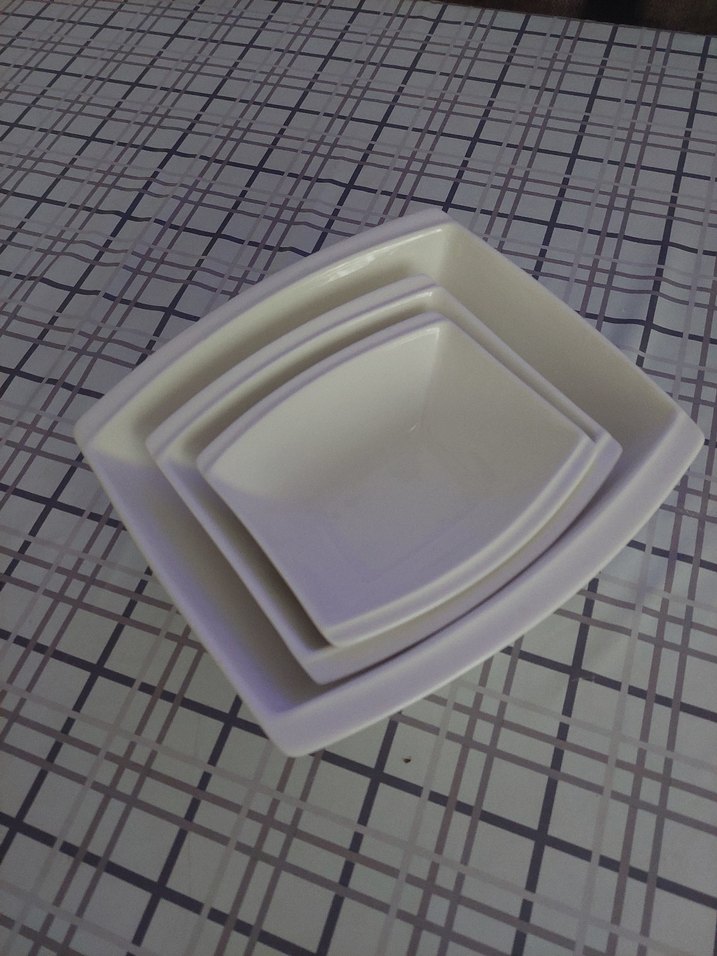 porselen sunum tabagı seti. - Görsel 5