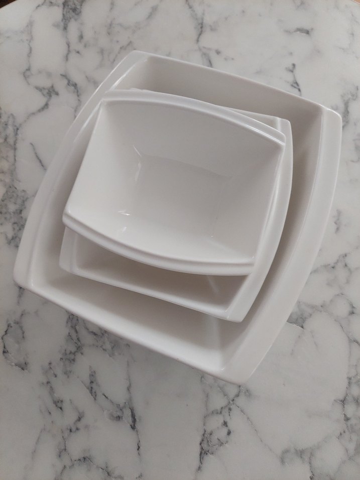 porselen sunum tabagı seti. - Görsel 2