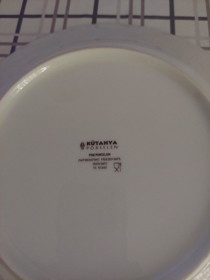 kütahya porselen servis tabağı - Görsel 3