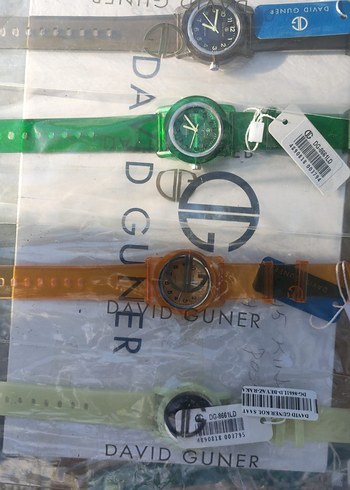 Beden çeşitli Renk DAVID GUNER ORİJİNAL unisex kol saati