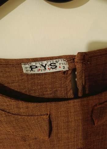 Tesettür Kahverengi Uzun Keten Tunik - Görsel 5