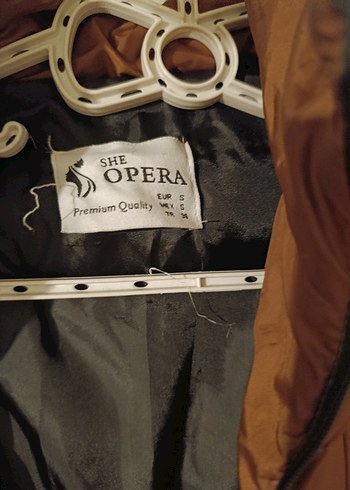 Düğmeli Kahverengi Uzun Kadın Kışlık Mont - Görsel 3