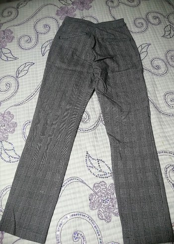 Gri Regular Fit Kumaş Pantolon - Görsel 7