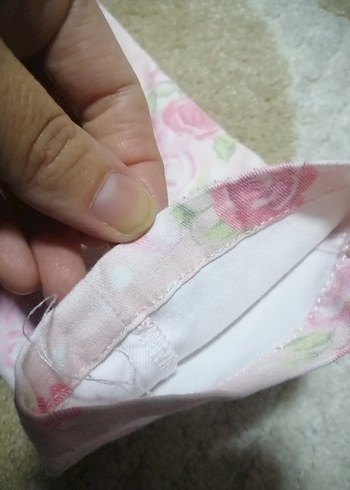 Dantel Detaylı Pembe Çiçekli Kız Pantolonu - Görsel 9