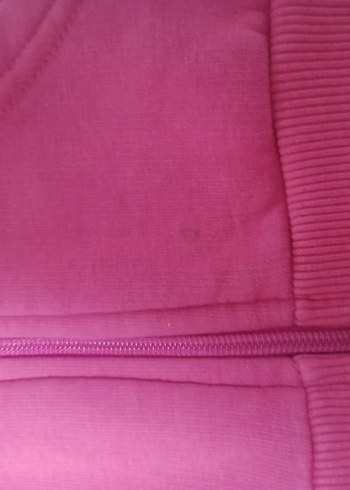 Kız Çocuk Kapüşonlu Fermuarlı Sweatshirt - Görsel 3