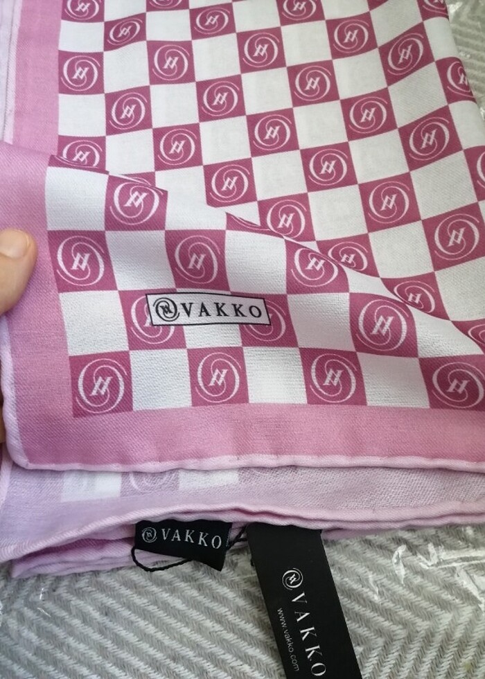 Vakko pamuk soft eşarp  - Görsel 3