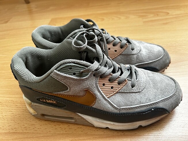 Nike air max spor ayakkabı gri lacivert