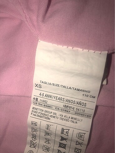 4 Yaş Beden çeşitli Renk Bennotton