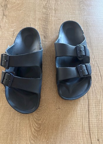 Siyah Erkek Günlük Tokalı Terlik - Görsel 2