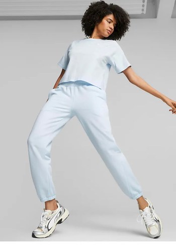 Puma Beyaz Platform Topuklu Bağcıklı Kadın Spor Ayakkabı
