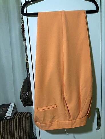 xl Beden turuncu Renk Kumaş pantolon