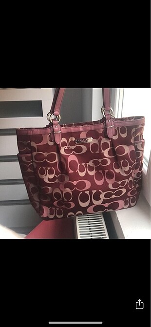 Mürdüm renk coach çanta